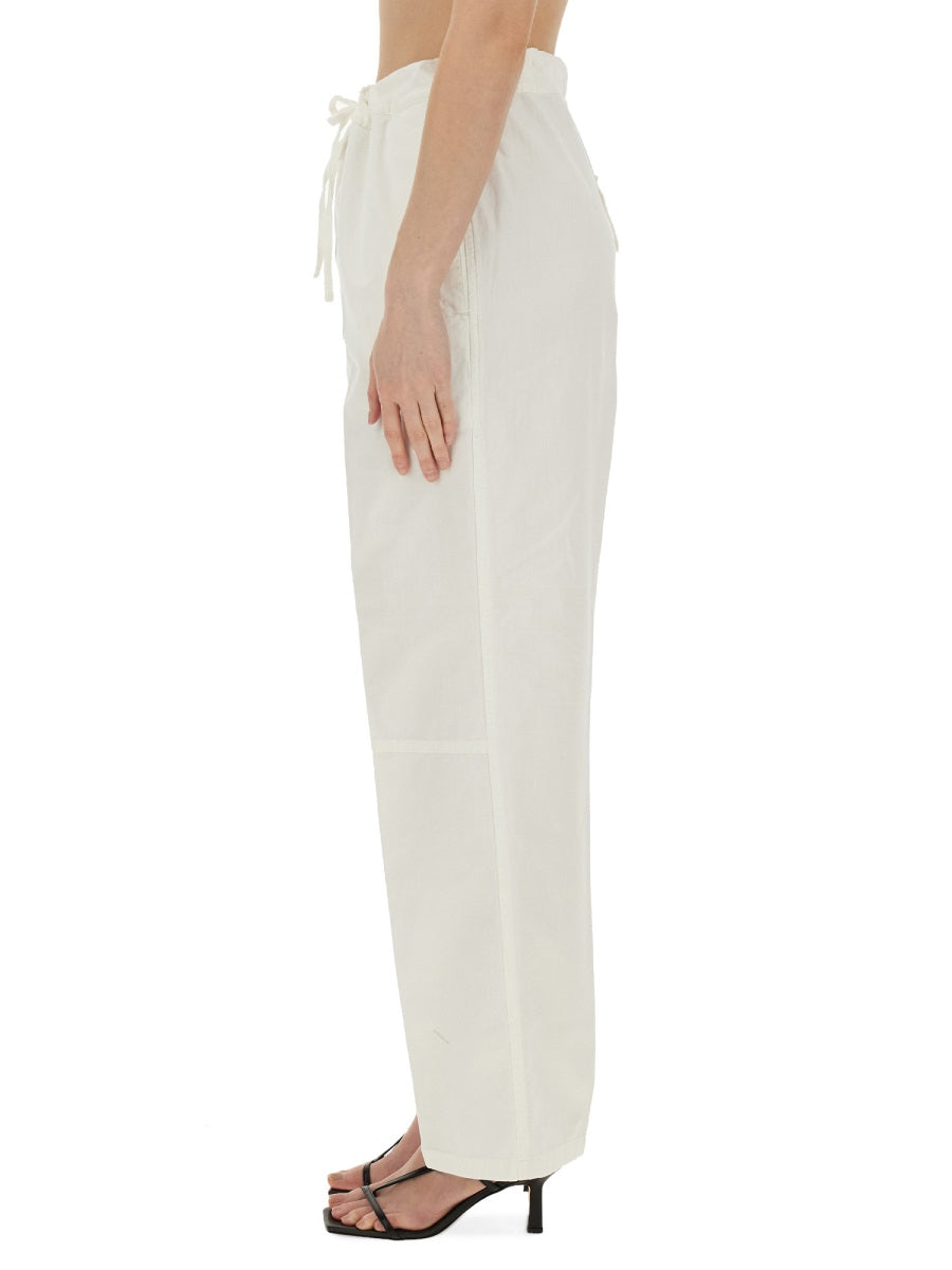 Victoria Beckham white wide-leg trousers — view 4