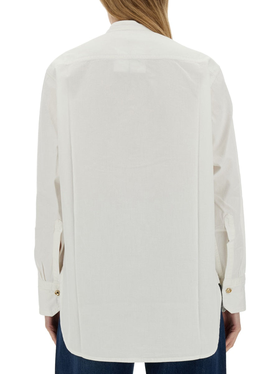 Victoria Beckham washed white cotton shirt — view 3