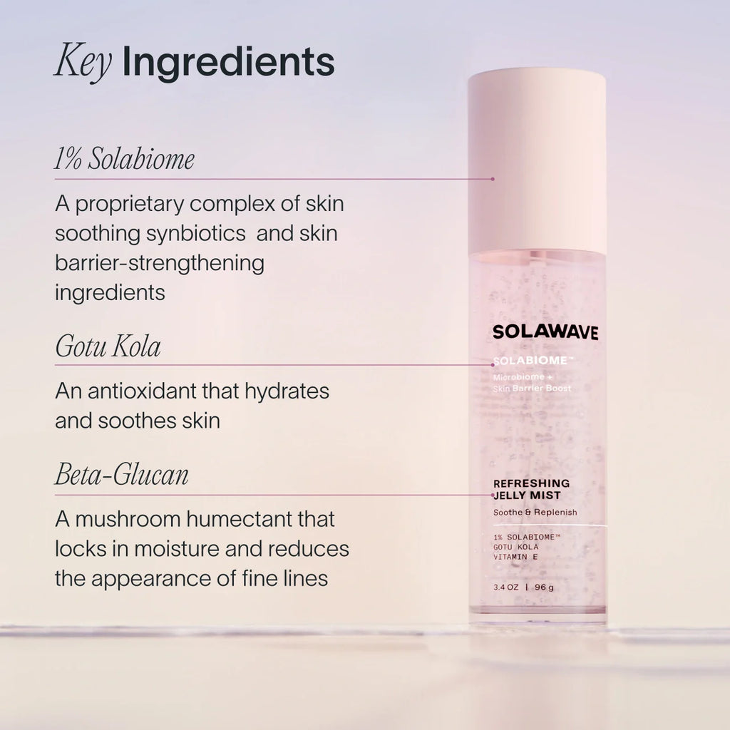 Pre- and probiotic refreshing facial jelly mist — view 3